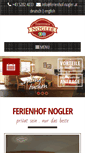 Mobile Screenshot of ferienhof-nogler.at