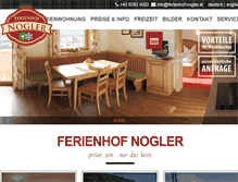 Tablet Screenshot of ferienhof-nogler.at
